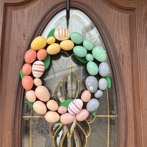 Colorful Easter Egg Wreath